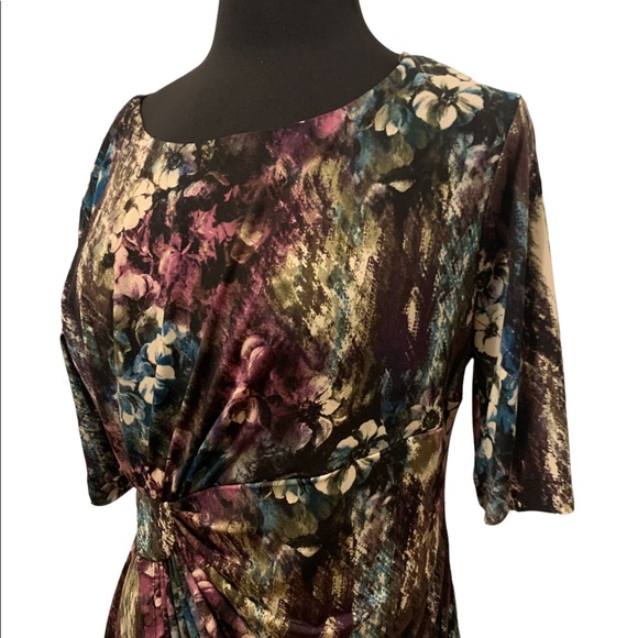 Petite Connected Apparel Slimming Dress - Picture 8 of 16